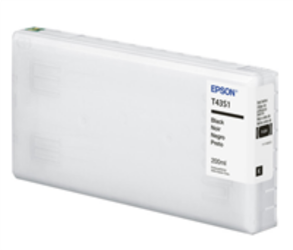 T43S120 Epson SureLab D870 Black Ink Cartridge, 200MLT43S120