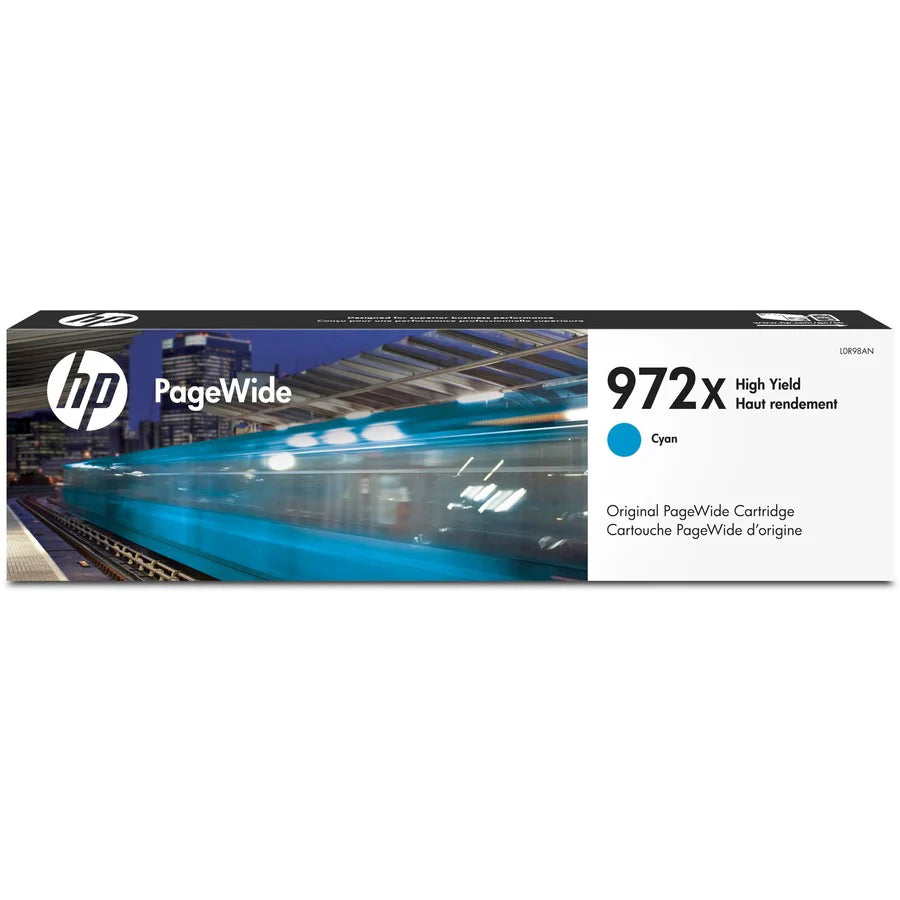 HP 972X Cyan Original PageWide Cartridge