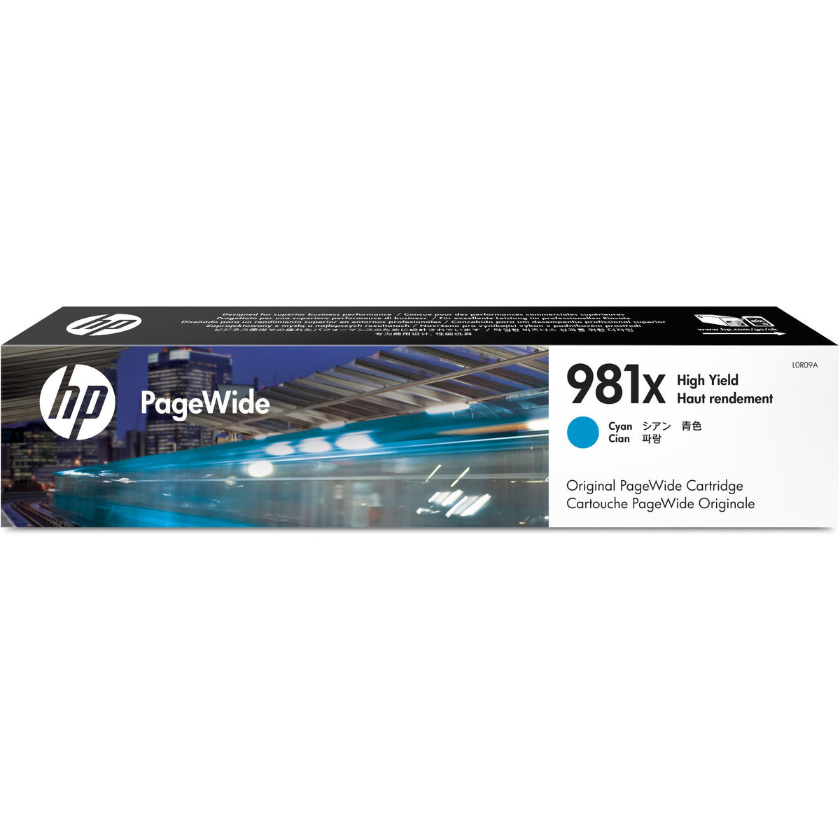 HP 981X Cyan Original PageWide Crtg
