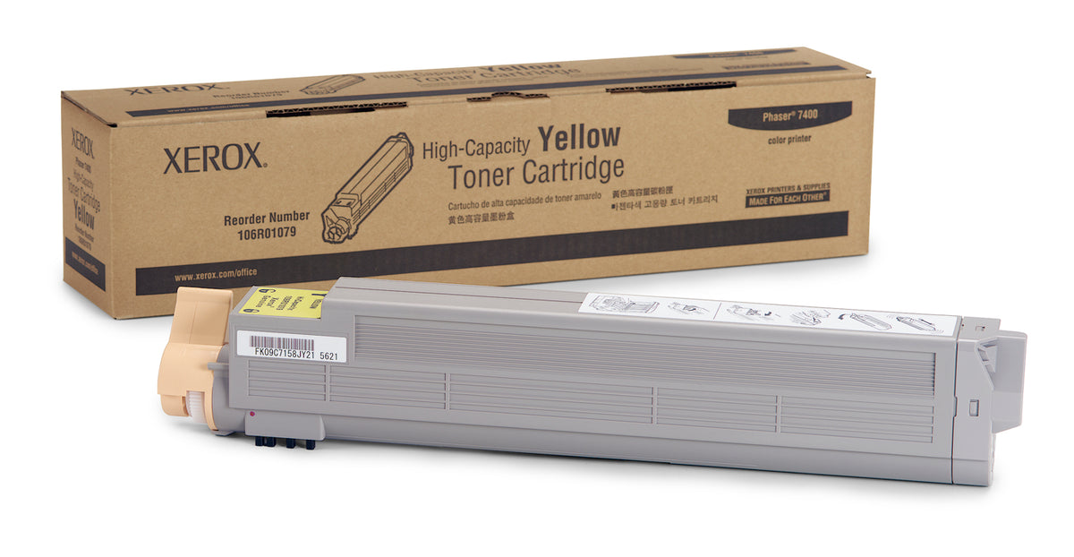 106R01079 PHASER 7400 YELLOW HIGH CAPACITY TONER CARTRIDGE