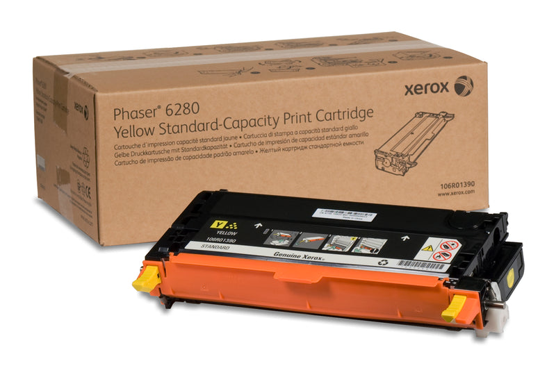 106R01390 PHASER 6280 STANDARD CAPACITY PRINT CARTRIDGE YELL