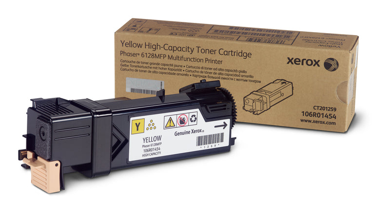 106R01454 PHASER 6128MFP YELLOW TONER CATRIDGE 2.5K