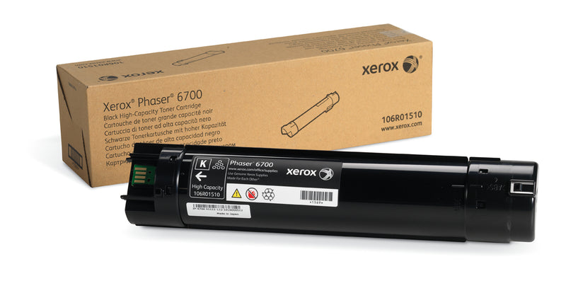 106R01510 Black High Capacity Toner Cartridge, Phaser 6700