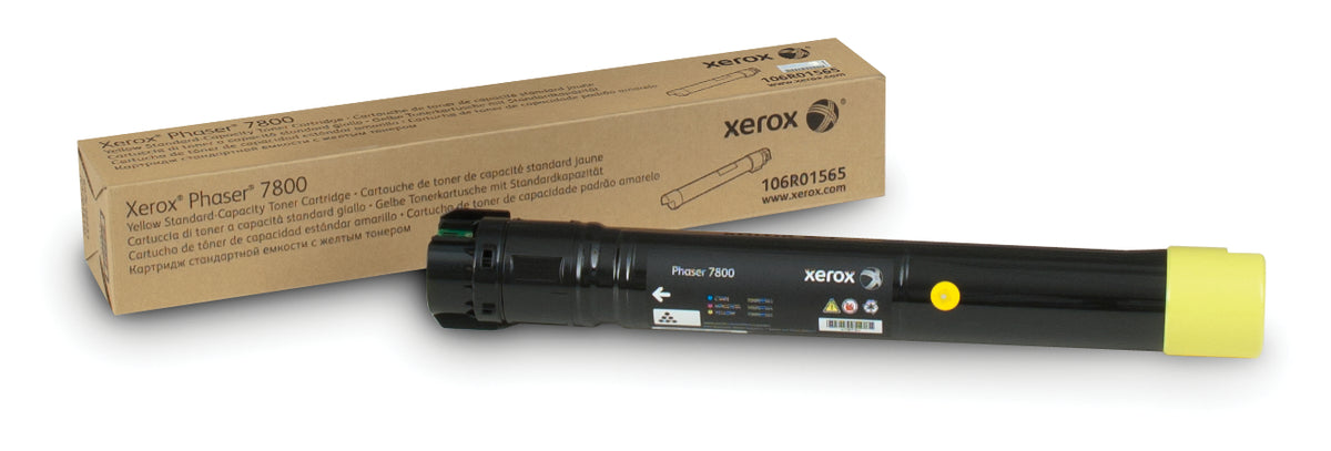 106R01565 Yellow Standard Capacity Toner Cartridge; Phaser 7