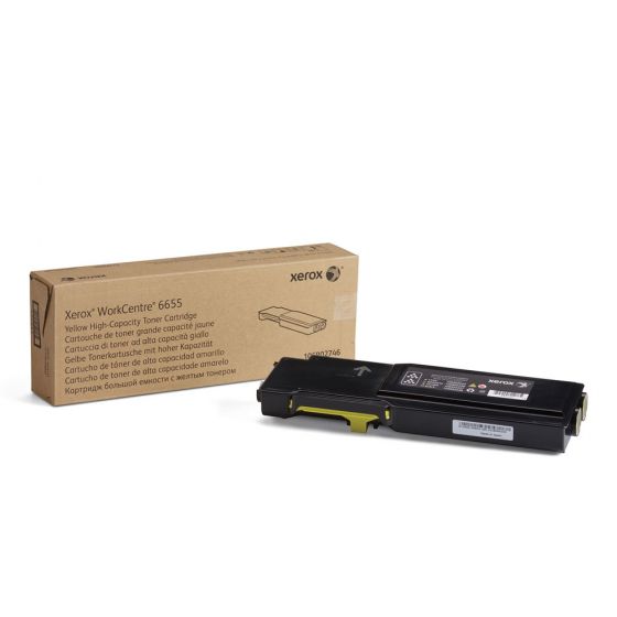 Xerox WorkCentre 6655 Yellow Toner Cartridge, High Capacity, Genuine OEM - toners.ca  toners.ca