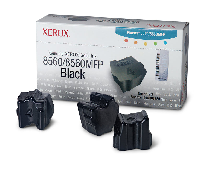 108R00726 Genuine Xerox Solid Ink Black, Phaser 8560/8560MFP