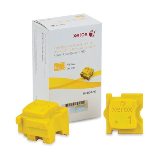 Xerox ColorQube 8700 Yellow Solid Ink Cartridge, 2/box, Genuine OEM - toners.ca  toners.ca