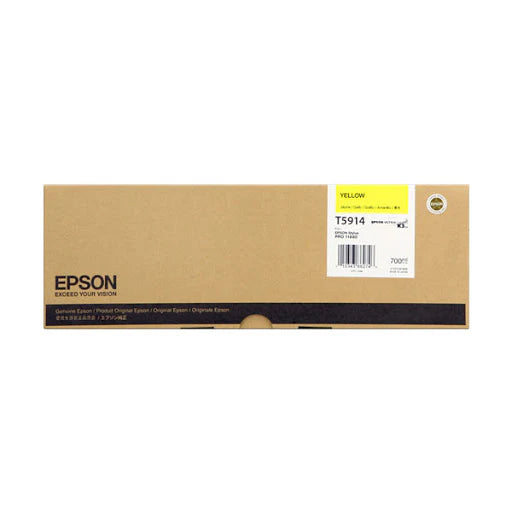 T591400 Epson UltraChrome K3 Yellow Ink, 700ml, Stylus Pro 1