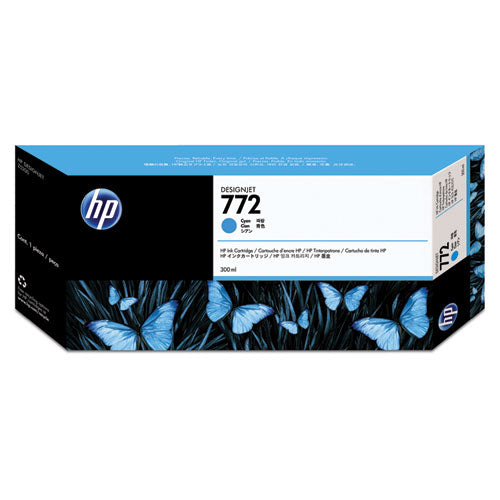 HP 772 300 ml Cyan Designjet Ink Crtg