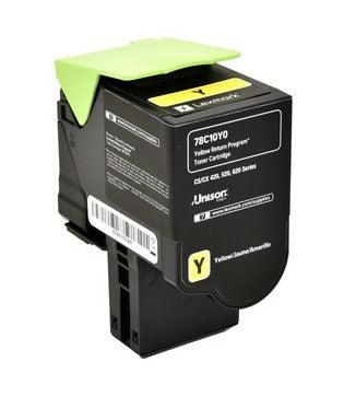Lexmark CS421DN Yellow Toner Cartridge, Genuine OEM (78C00YG)