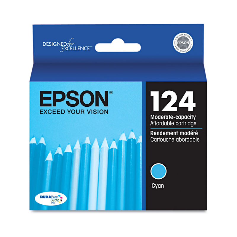 T124220-S EPSON DURABRITE ULTRA INK CYAN, STYLUS 125/127/420