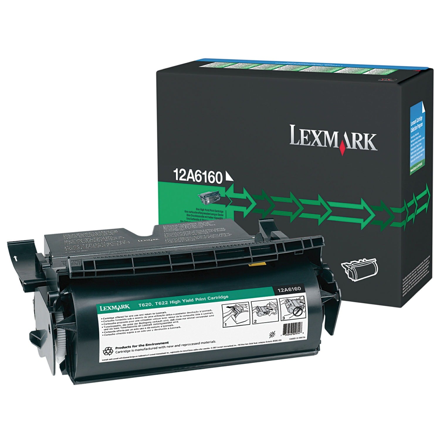 12A6160 T62X RECONDITIONED  CARTRIDGE, HY (30K)  toners.ca