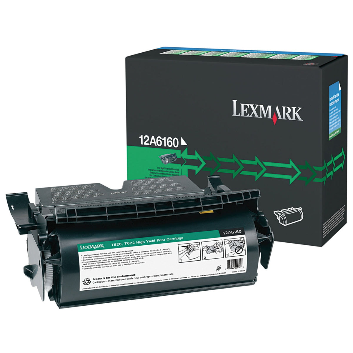 12A6160 T62X RECONDITIONED  CARTRIDGE, HY (30K)