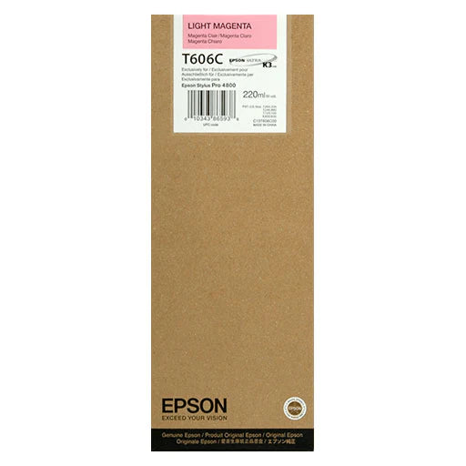 T606C00 EPSON ULTRACHROME LIGHT MAGENTA K3 STYLUS PRO 4800 2
