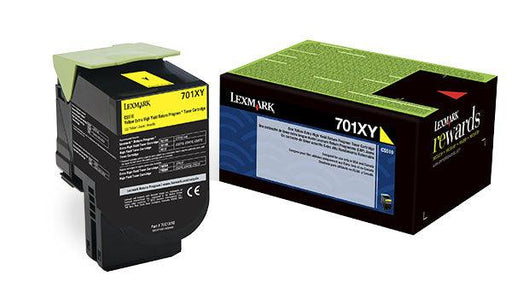 Lexmark CS510 Yellow Toner Cartridge, Extra High Yield, Genuine OEM (70C0XYG, 70C0X40, 700X4, 701XY)