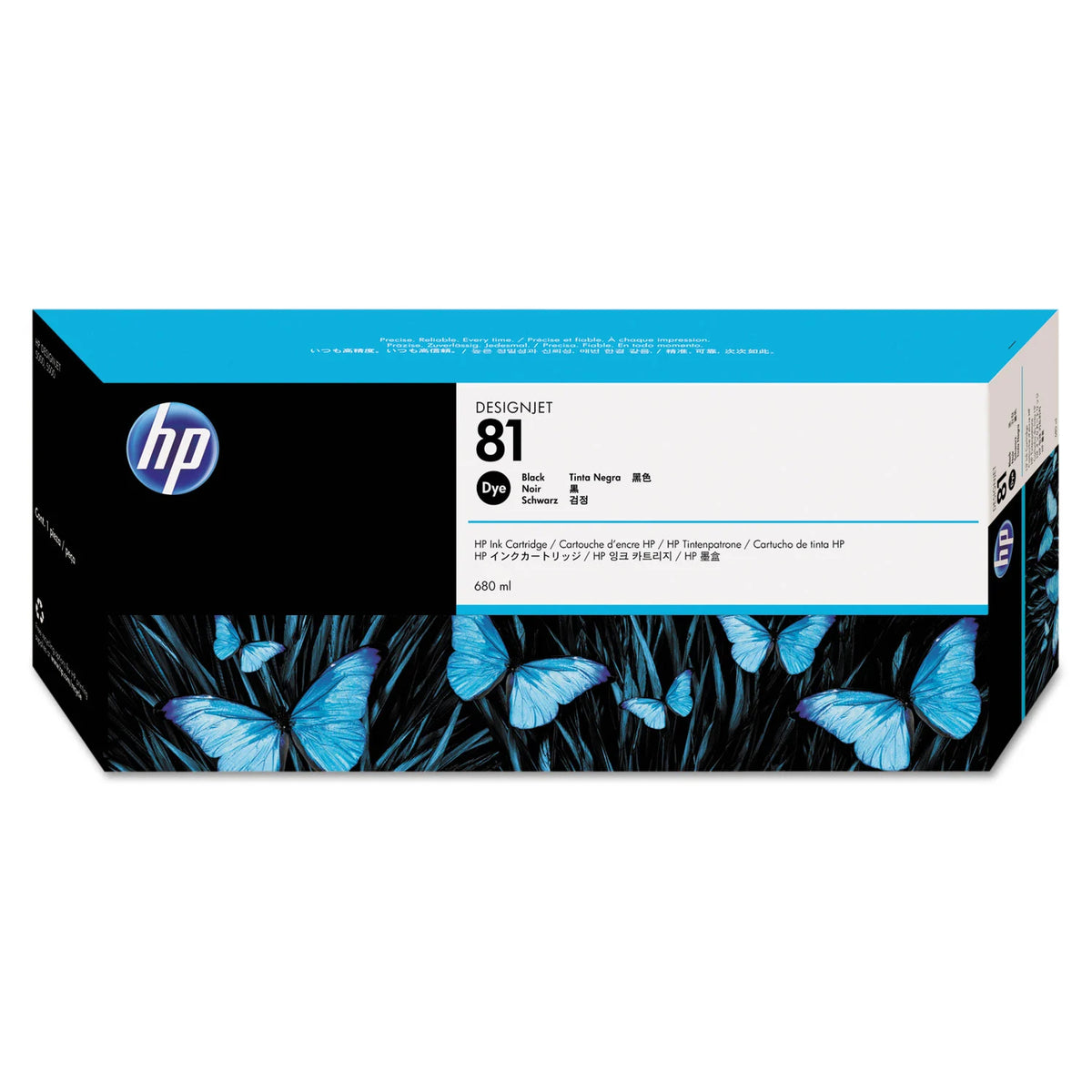 HP 81 Black Dye Ink Cartridge