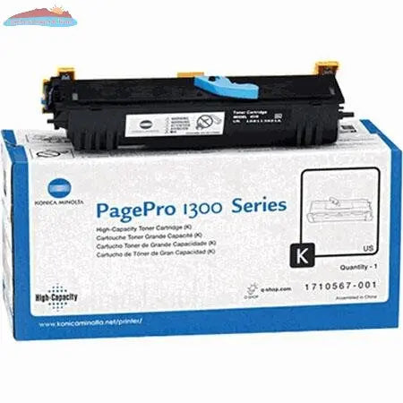Konica Minolta Genuine OEM 1710567001 (1710567-001) High Capacity Black Toner Cartridge (6K YLD)