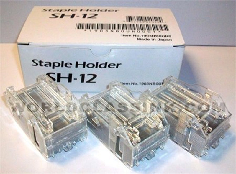 Kyocera Mita Genuine OEM SH12 (SH-12) Staple Cartridge (3 x 5000 staples) (AKA 1903NB0UN0)