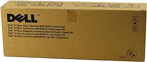 Dell Genuine OEM KD557 High Yield Magenta Toner Cartridge (12K YLD) (3107893)