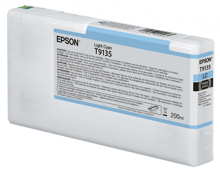 T913500 Epson EPSON UltraChrome HD Light Cyan Ink Cartridge