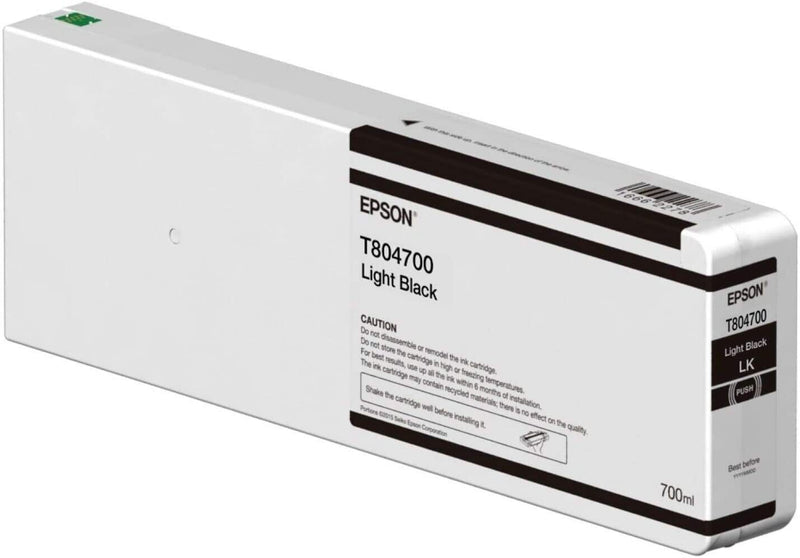 T804700 Epson EPSON UltraChrome HD Light Black Ink 700 ML