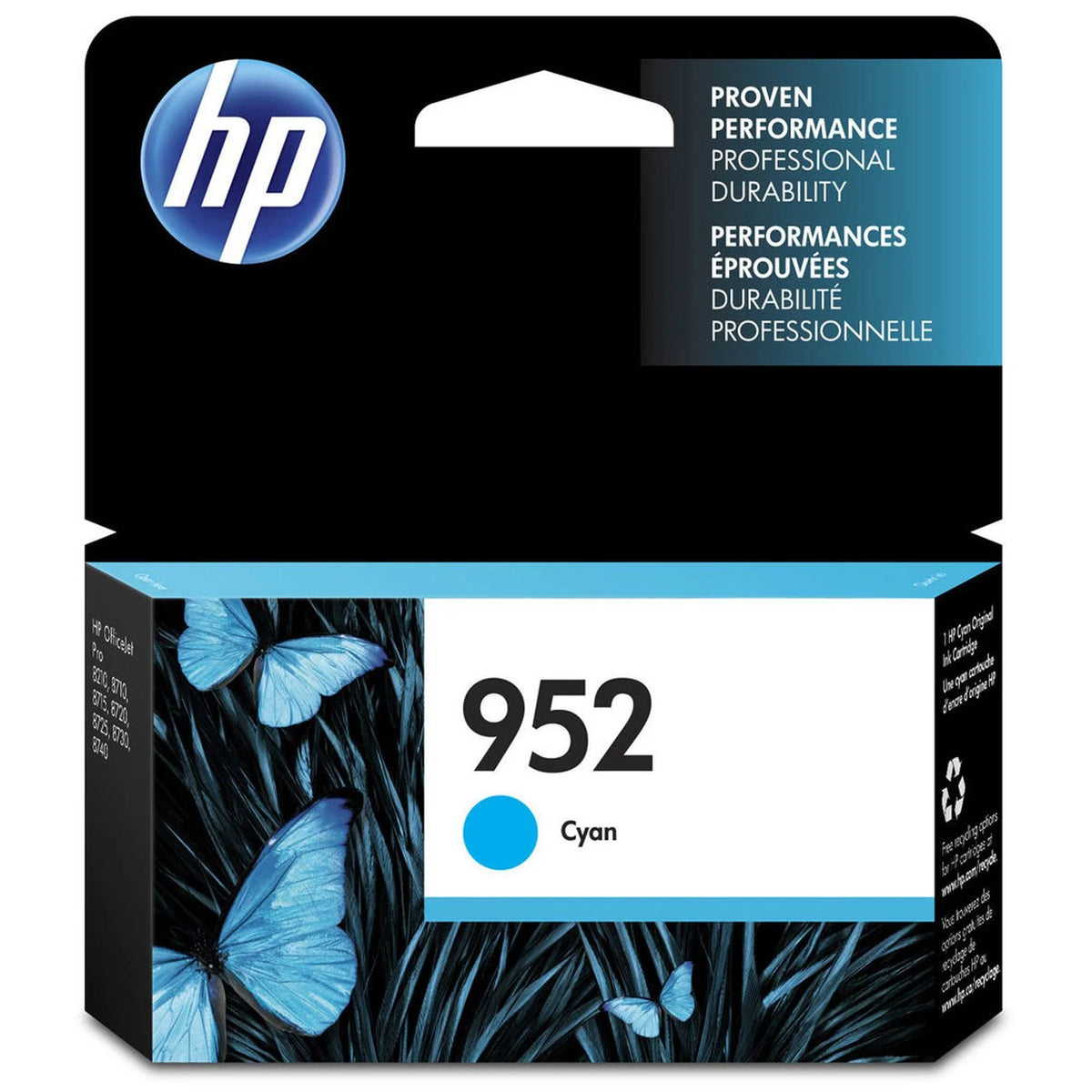 HP 952 Cyan Original Ink Cartridge