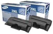 Samsung SCX-5935FN Black Toner Cartridge, High Yield, Genuine OEM (Dual Pack) (MLTD206A, MLTD206L, SV126A)