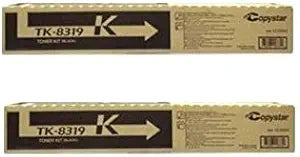 Copystar Genuine OEM TK8319K (TK-8319K) Black Toner Cartridge (12K YLD) (AKA 1T02MV0CS0)