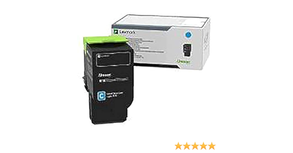 78C0X20 Lexmark 78C0X20 Cyan XHY Toner