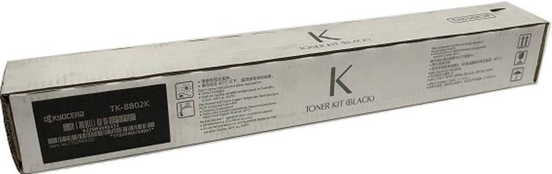 Kyocera Genuine TK-8802K (1T02RRCUS0) Black Toner Cartridge (30K YLD)