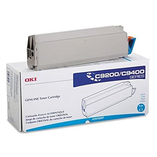 41515207 C9200/C9400 SERIES CYAN TONER CARTRIDGE "TYPE C3"