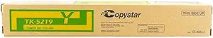 Copystar Genuine OEM TK-5219Y (1T02R6ACS0) Yellow Toner Cartridge (15K YLD)