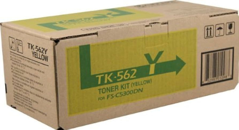 Kyocera Mita Genuine OEM TK562Y (TK-562Y / 1T02HNAUS0) Yellow Toner Cartridge (10K YLD)