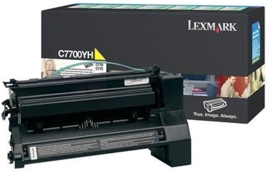 C7700YH C77X/X772E YELLOW HIGH YIELD CARTRIDGE (10K)