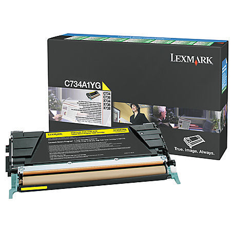 C734A1YG C73X/X73X YELLOW  TONER CARTRIDGE 6K