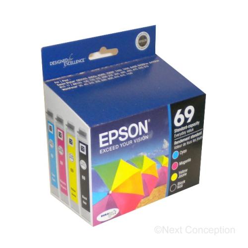 T069120-BCS EPSON COMBO INKJET CARTRIDGES (CMYK), STANDARD C
