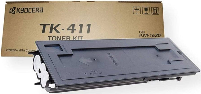 Kyocera Mita Genuine OEM 370AM011 (370A-M011) TK411 (TK-411) Black Toner Cartridge (15K YLD)