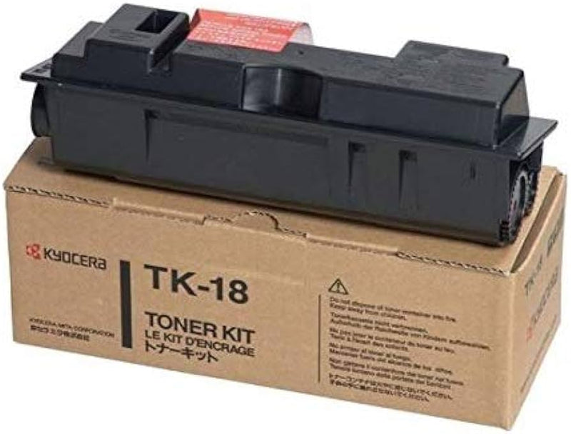 Kyocera Mita Genuine OEM 370QB0KM TK18 (TK-18) Toner Cartridge (7.2K YLD) (370QBOKM)