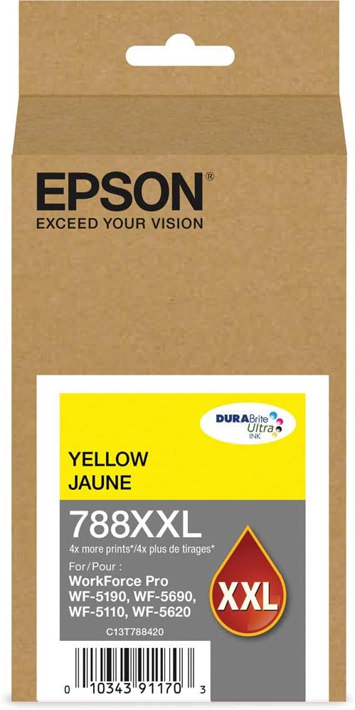 T788XXL420 Epson EPSON T788 DURABrite Ultra XXL Yellow Ink C