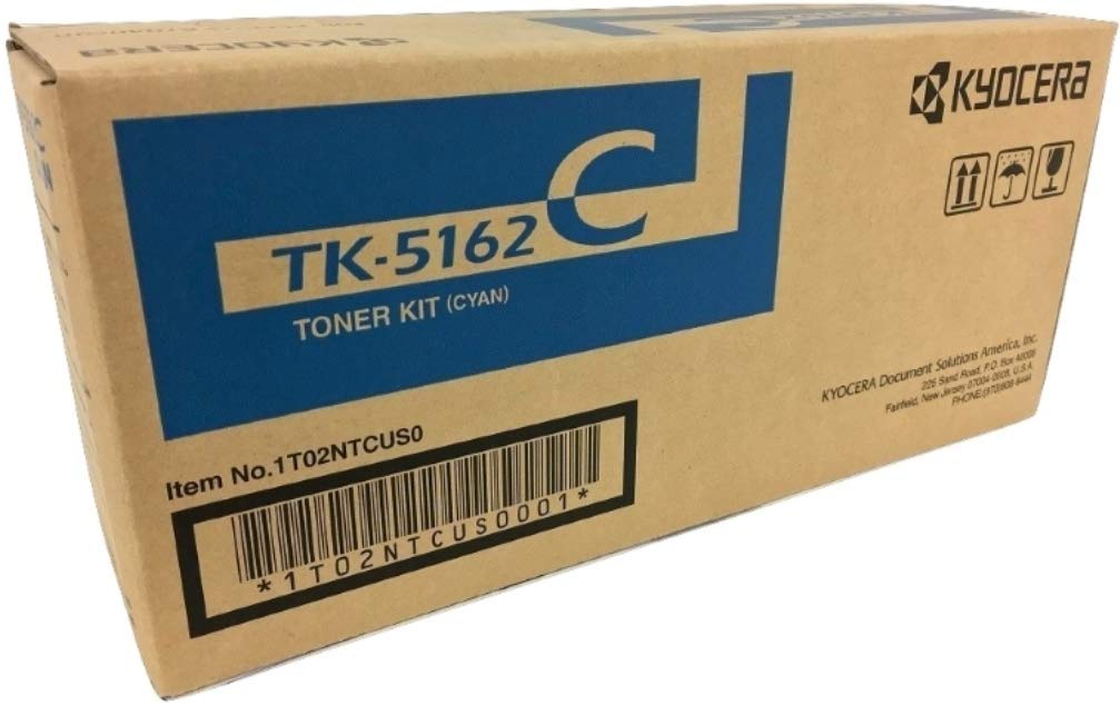 Kyocera Genuine OEM TK-5162C (1T02NTCUS0) Cyan Toner Cartrdige (12K YLD)