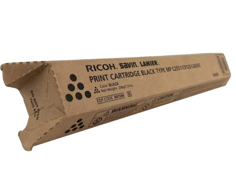 Ricoh Genuine OEM 841586 Black Toner Cartridge (10K YLD) (AKA 841500  842494)