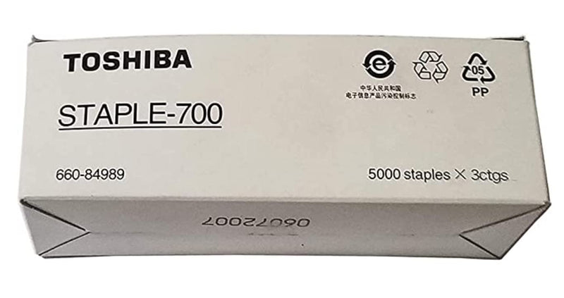 Toshiba Genuine Staples (50 sheet cap) 1 bx=3 cartridges x 5K staples