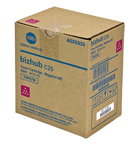Konica Minolta Genuine OEM A0X5333 Magenta Toner Cartridge (6K YLD)