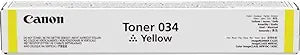 9451B001 Canon TONER CARTRIDGE 034 YELLOW