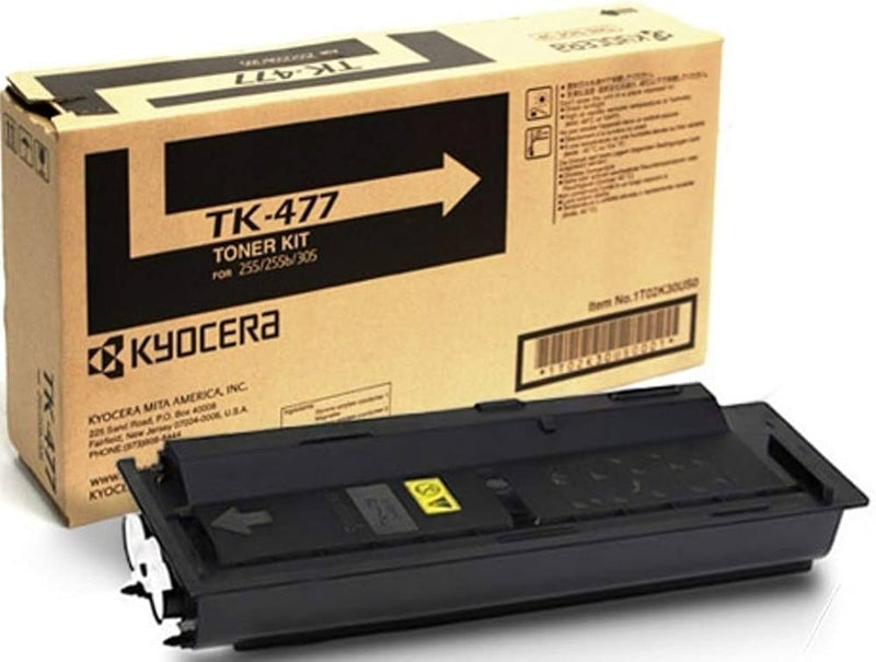 Kyocera Mita Genuine OEM TK477 (TK-477  1T02K30US0) Black Toner Cartridge (15K YLD)