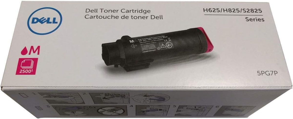 Dell Genuine OEM 3P7C4 (593-BBOZ) High Yield Yellow Toner (2.5K YLD)