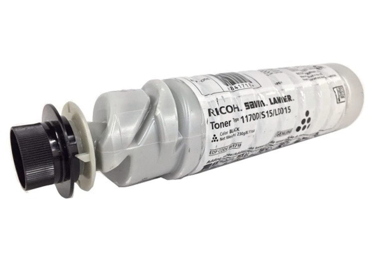 Ricoh Genuine OEM 841718 Type 1170D /S15 /LD015 Black Toner Cartridge (7K YLD) (888260 / 885531)