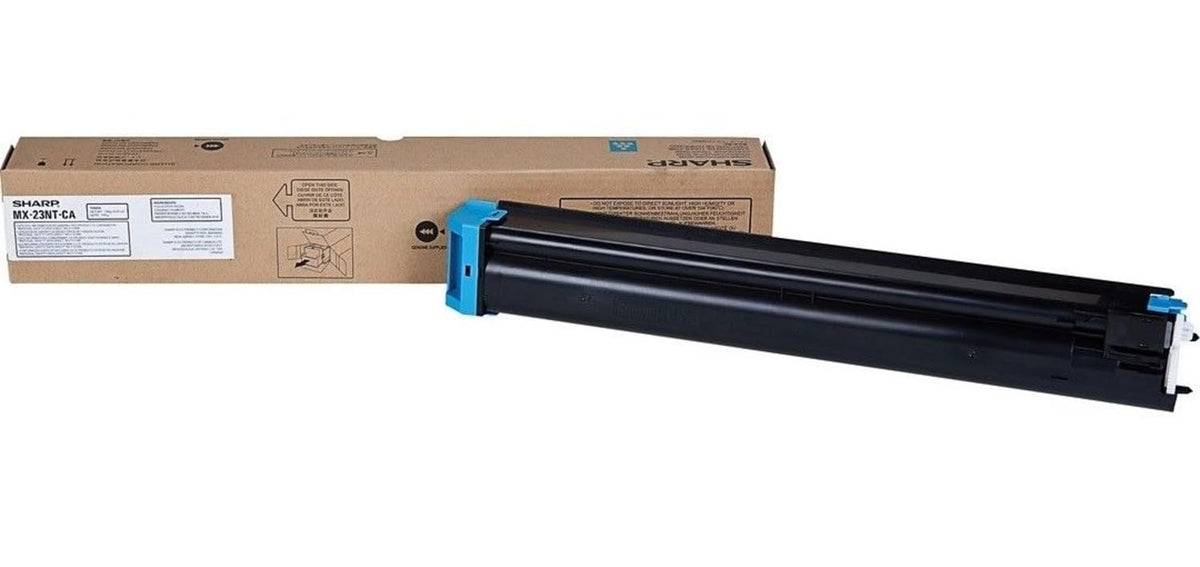 Sharp Genuine OEM MX23NTCA (MX-23NTCA) Cyan Toner Cartridge (10K YLD)