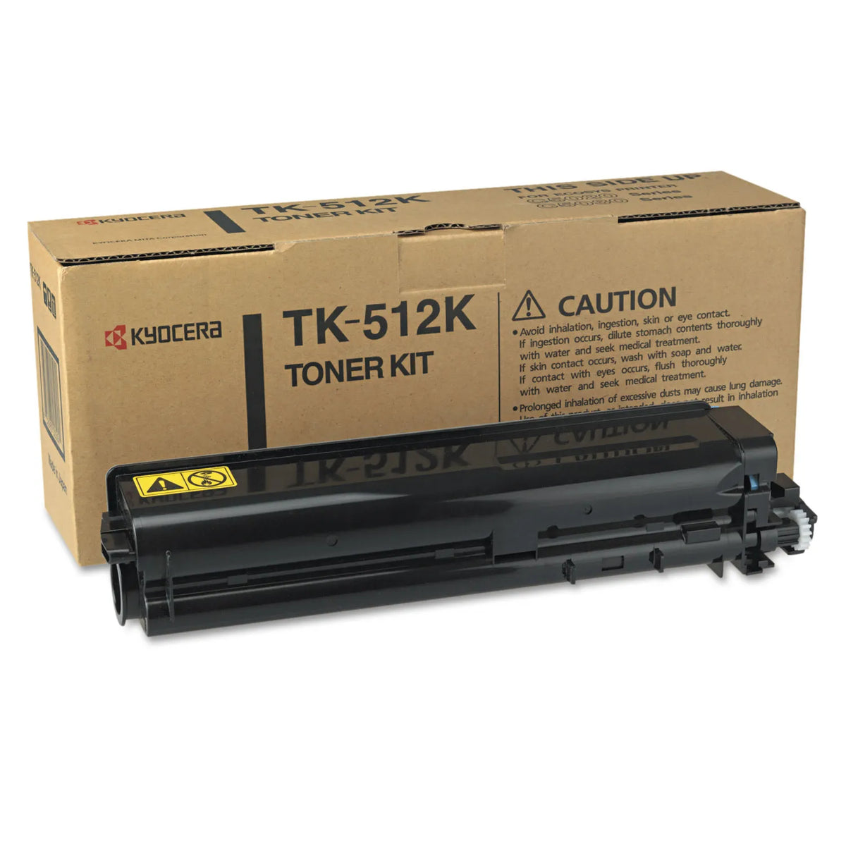 Kyocera Mita Genuine OEM TK512K (TK-512K) Black Laser Toner Cartridge (8K YLD)