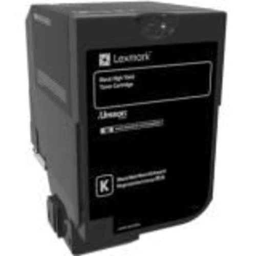 Lexmark CS720 CS725 Black Toner Cartridge, High Yield, Genuine OEM (74C0HKG, 74C0H10)